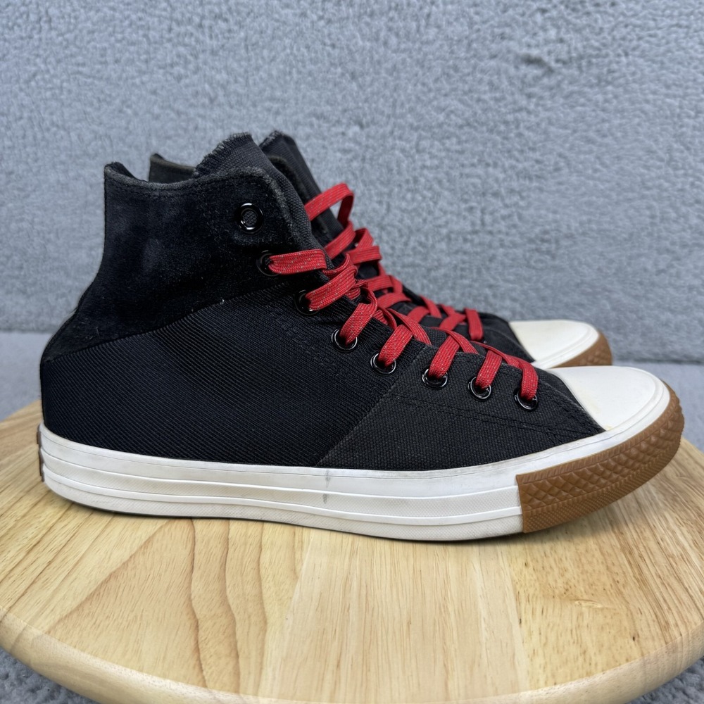 Converse Chuck Taylor Mens‎ 8 Womens 10 Hi Tri Panel Canvas Suede Gum Sole Shoes